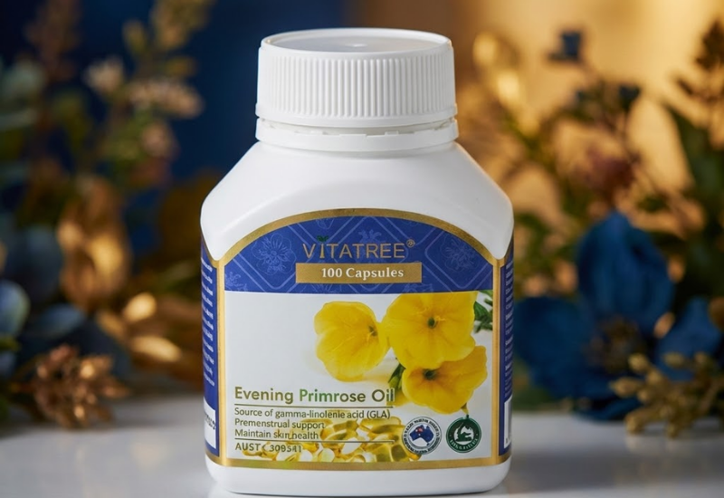 TPBVSK Vitatree Evening Primrose Oil hỗ trợ giảm triệu chứng của tiền kinh nguyệt (hộp 100 viên)