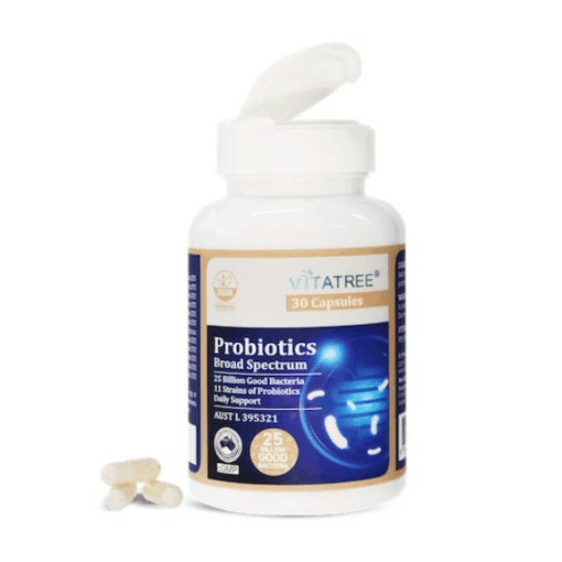 TPBVSK Vitatree Probiotics Broad Spectrum bổ sung lợi khuẩn, hỗ trợ cải thiện hệ vi sinh đường ruột (Hộp 30 viên)