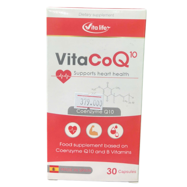 Viên uống Vita CoQ10 giúp tăng cường sức khỏe, giảm mệt mỏi