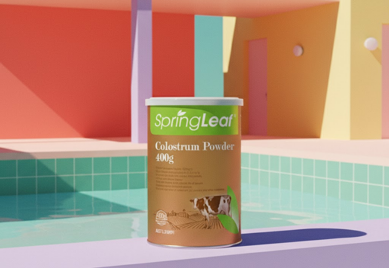 Bột Sữa Bò Non SpringLeaf Colostrum Powder IgG 3000mg (Hũ 400g)