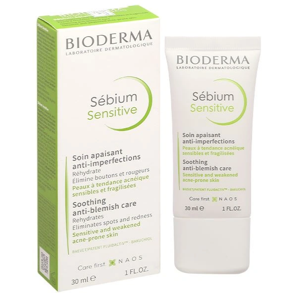 Kem dưỡng Sébium Sensitive Bioderma (Tuýp 30m)
