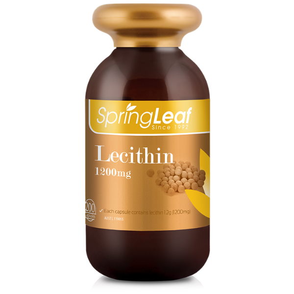 Mầm Đậu Nành Lecithin SpringLeaf Hàm Lượng 1200mg (200 viên)