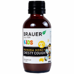 Siro BRAUER Kids Manuka Honey Chesty Cough giảm ho cho trẻ từ 2 tuổi (chai 100ml)