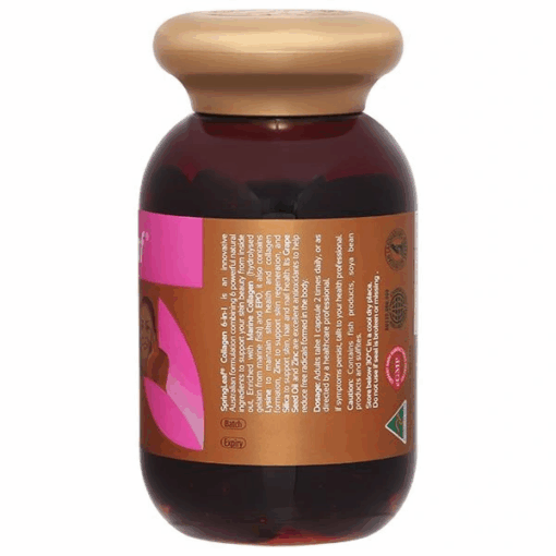 Viên Uống Collagen 6 Trong 1 SpringLeaf giúp da căng mịn và đàn hồi hơn (60 viên)