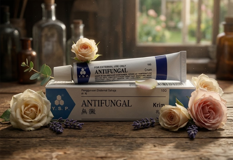 Kem bôi da trị nấm Antifungal cream Y.S.P. Industries (Hộp 1 tuýp 10g)