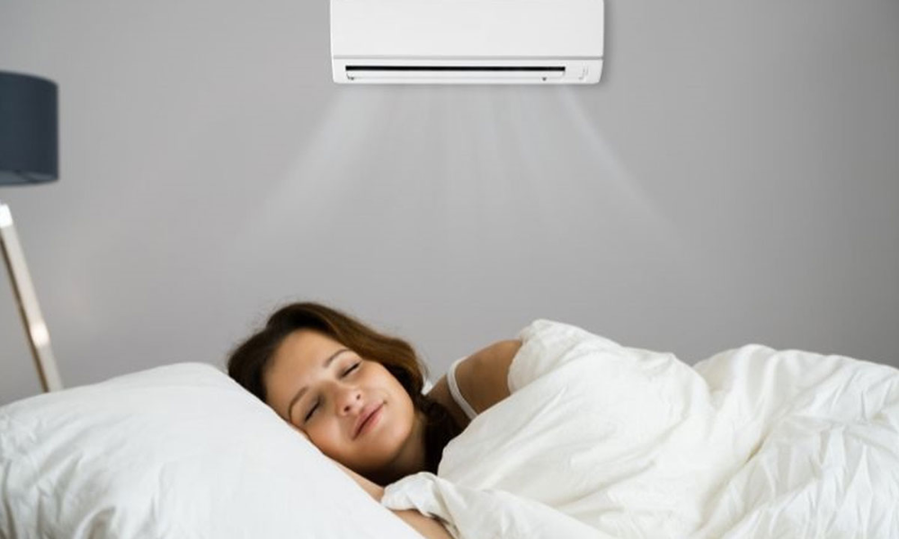 Điều hóa giúp cải thiện chất lượng giấc ngủ mùa hè hoặc không gian phòng ngủ mát mẻ