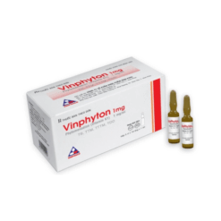 Thuốc tiêm bổ sung Vitamin K1 Vinphyton 1mg VINPHACO (Hộp 10 ống x 1ml)