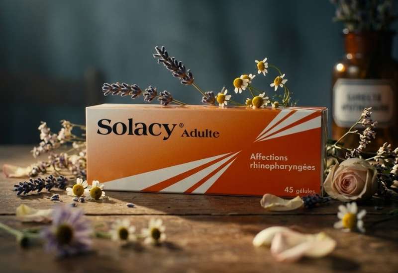 Thuốc hỗ trợ mũi hầu Solacy Adulte Laboratoires Grimberg (Hộp 45 viên)