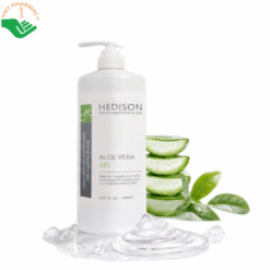 Gel lô hội Aloe Vera Gel Dr.Hedison giảm cảm giác nóng rát và phục hồi da thiếu ẩm (Chai 1000ml)