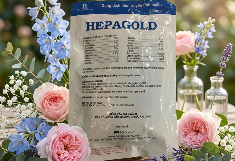 Dung dịch tiêm truyền Hepagold JW Pharmaceutical (Túi 250ml)