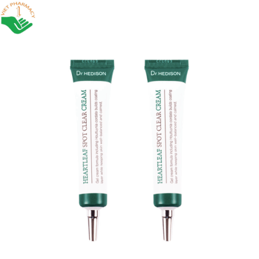 Kem sáp dưỡng cao cấp Hearlteaf Spot Clear Cream Dr.Hedison kháng viêm và giảm thâm sau mụn (Tuýp 30ml)