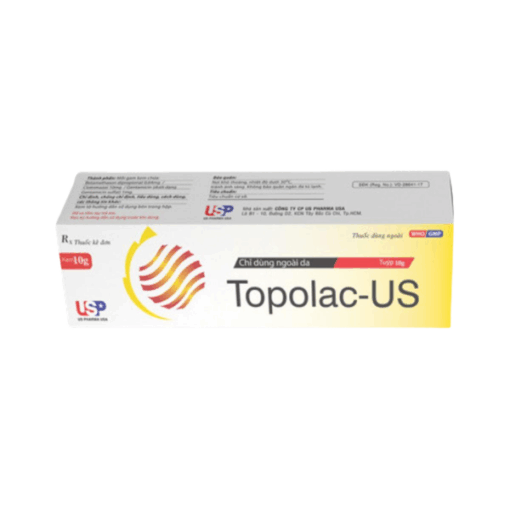 Kem bôi da trị nấm viêm da Topolac-US US Pharma USA (Hộp 1 tuýp 10g)