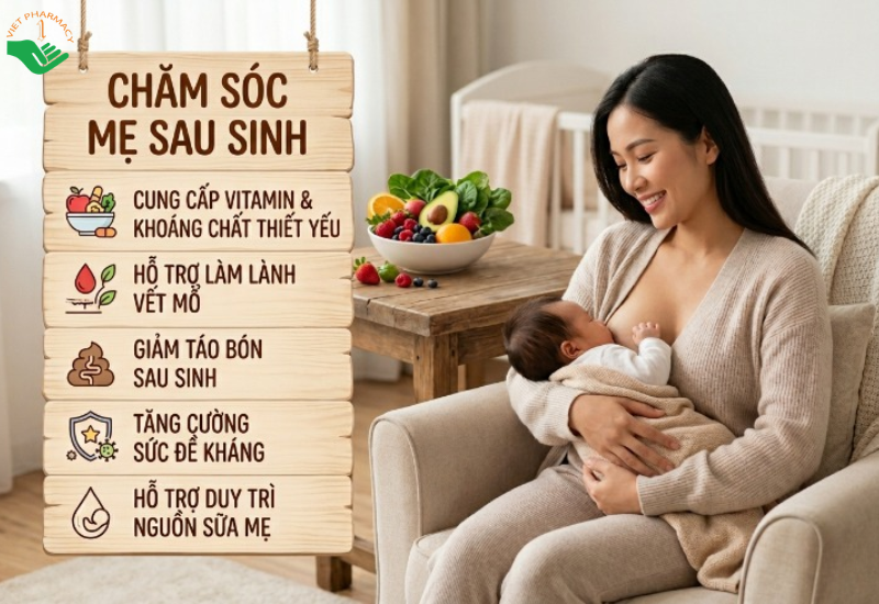 Vì sao mẹ sau sinh mổ nên bổ sung trái cây?