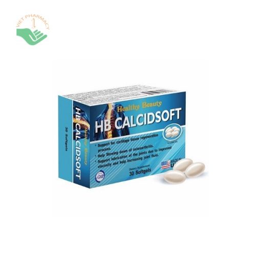 HB Calcidsoft hop 30 vien Bo sung Calcium va Vitamin D3 giup xuong chac khoe