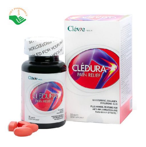 Viên uống xương khớp Clevie Health Cledura Pain Relief