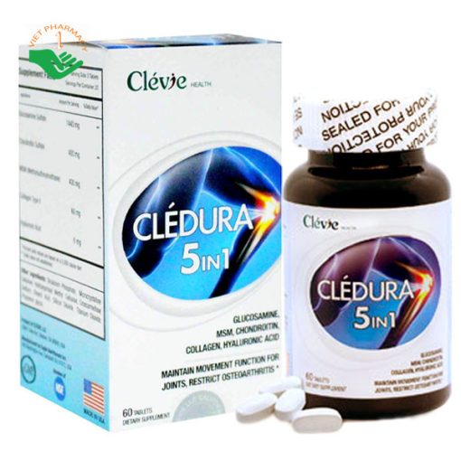Viên uống xương khớp Clevie Health Cledura 5In1