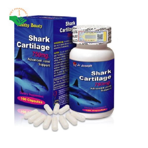 vien uong xuong khop healthy beauty shark cartilage 750mg 1