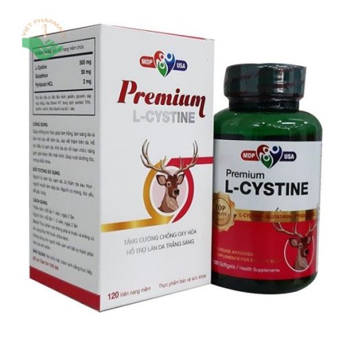 Viên uống trắng da MDP USA Premium L- Cystine