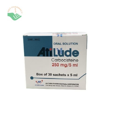 Thuốc điều trị viêm đường hô hấp AtiLude 250g/5ml