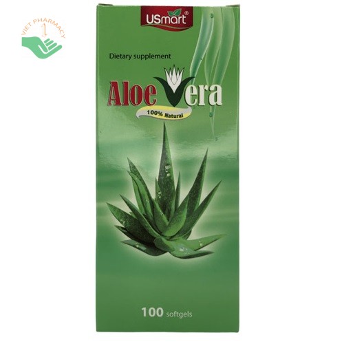 Viên uống ngăn ngừa lão hóa da USmart Aloe Vera
