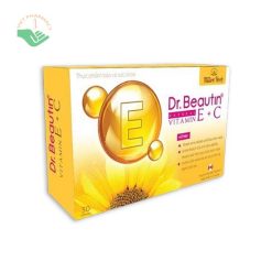 Viên uống hỗ trợ chống lão hóa da Dr.Beautin-Natural Vitamin E + C