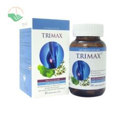 Viên uống hỗ trợ giảm triệu chứng của bệnh trĩ Trimax