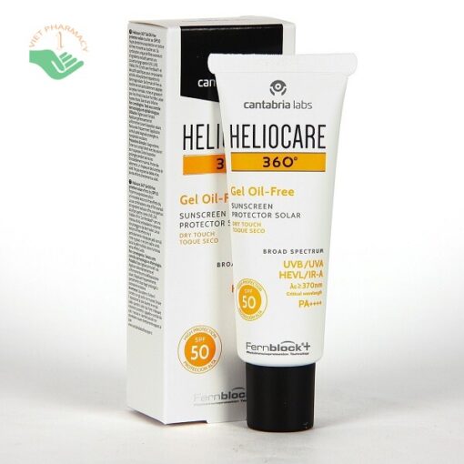 Kem chống nắng dạng gel Heliocare 360 Gel Oil-Free Sunscreen SPF50 50ml