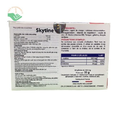 Viên uống Skytine hỗ trợ điều trị nám, tàn nhang, sạm da