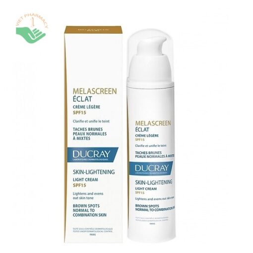 Kem dưỡng sáng da Ducray Melascreen Eclat Skin-Lightening Light Cream SPF15
