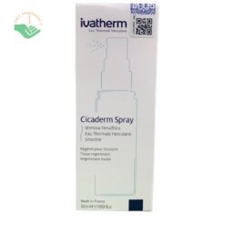 Xịt tái tạo da và ngăn ngừa sẹo Ivatherm Cicaderm Spray 50ml