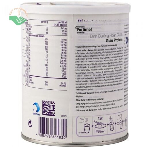 Sữa Nutricia Fortimel Powder 335g