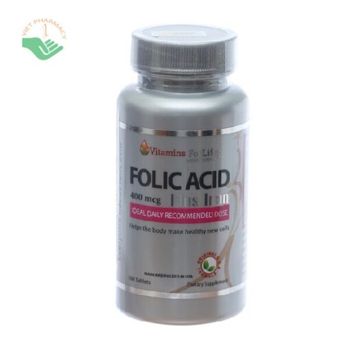 Viên uống Folic Acid Plus Iron