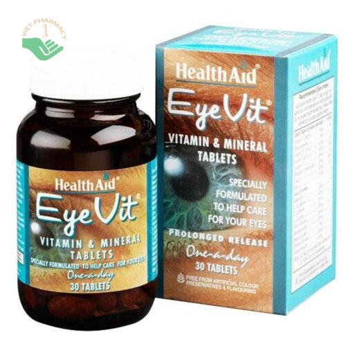 Viên uống bổ mắt Health Aid EyeVit Vitamin & Mineral Tablets