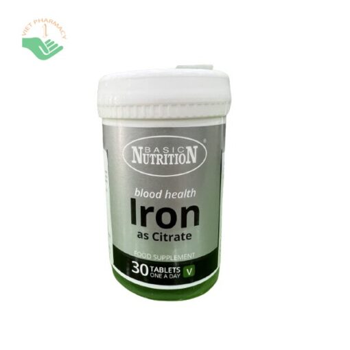 vien uong basic nutrition iron as citrate