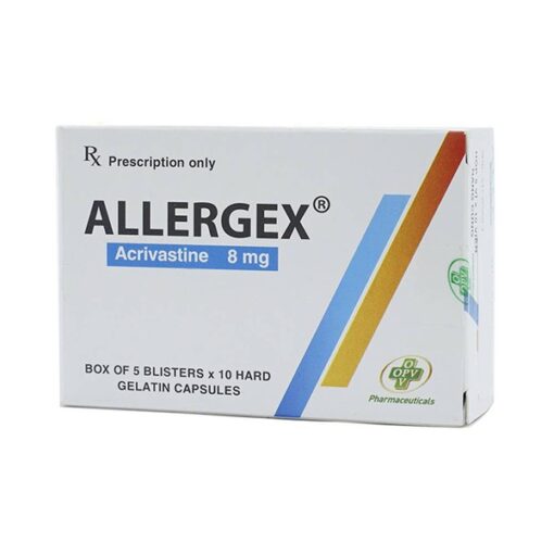 Thuốc Allergex 8mg OPV giảm các triệu chứng do viêm mũi dị ứng, mày đay