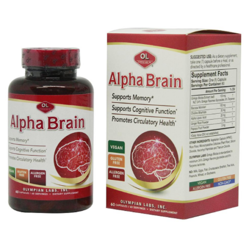 Hoạt Huyết Tăng Tuần Hoàn Máu Não Cải Thiện Trí Nhớ Hiệu Quả Alpha Brain