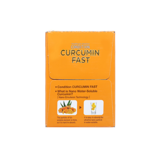 Nước uống Curcumin Fast bảo vệ niêm mạc dạ dày hộp 10 chai x 100ml