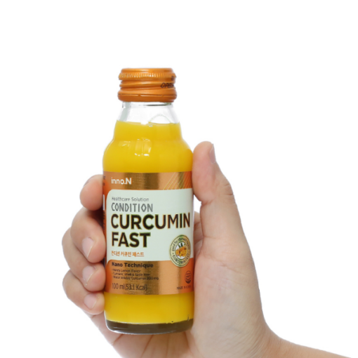 Nước uống Curcumin Fast bảo vệ niêm mạc dạ dày hộp 10 chai x 100ml