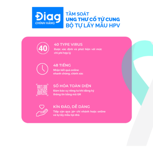 Bộ xét nghiệm tự lấy mẫu tầm soát ung thư cổ tử cung HPV Diag Laboratories