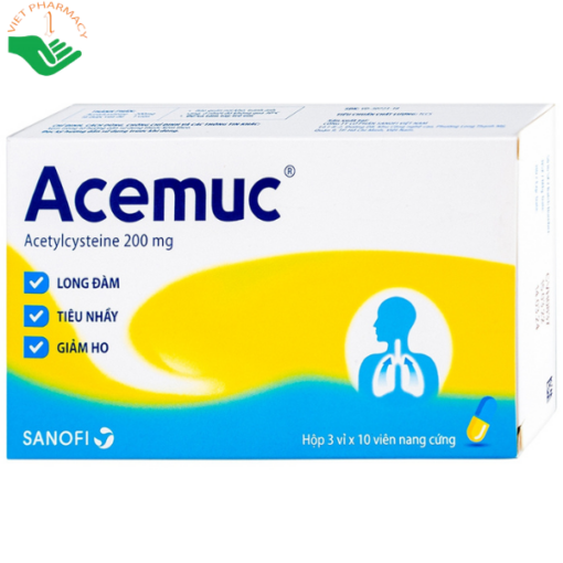 Thuốc Acemuc 200mg