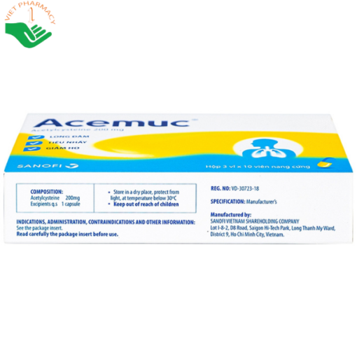 Thuốc Acemuc 200mg