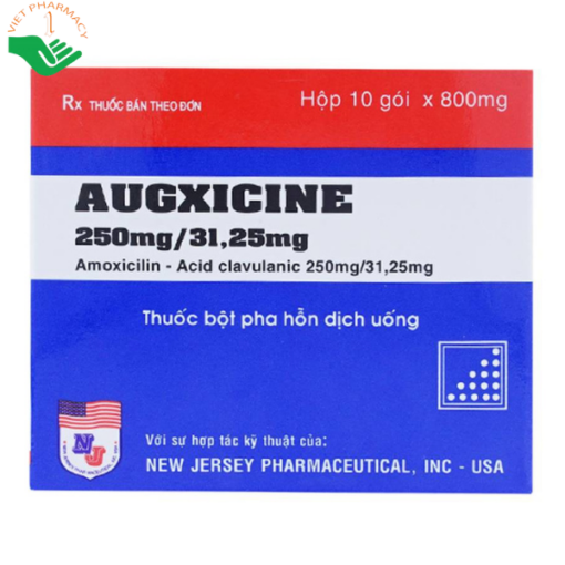 Thuốc Augxicine 250mg/ 31.25mg