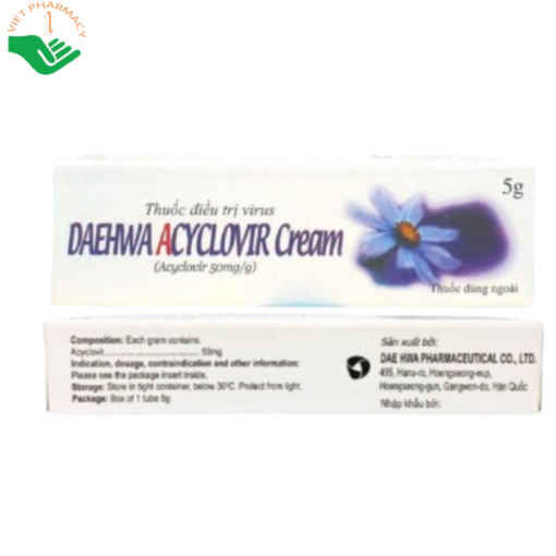 Thuốc bôi Daehwa Acyclovir Cream