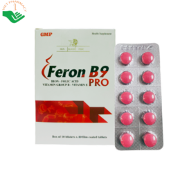 Viên uống FERON B9 PRO dạng vỉ 100 viên