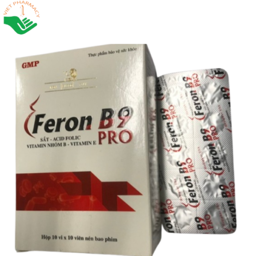 Viên uống FERON B9 PRO dạng vỉ 100 viên