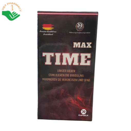 Thực phẩm bảo vệ sức khỏe Max Time (lọ 30 viên)