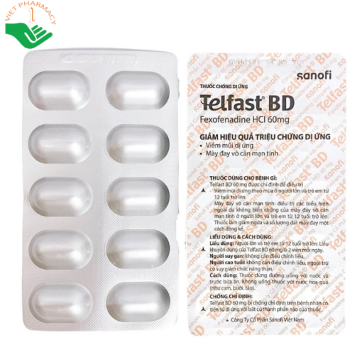 Thuốc Telfast 60mg