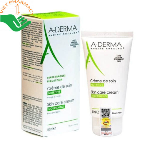 A-Derma Skin Care Cream 50ml - Kem dưỡng ẩm, làm mềm, dịu da