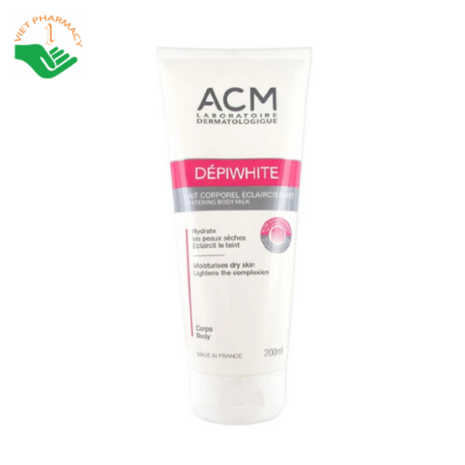 Sữa dưỡng thể làm mờ sạm nám, trắng da ACM Depiwhite Whitening Body Milk Actorants 200ml