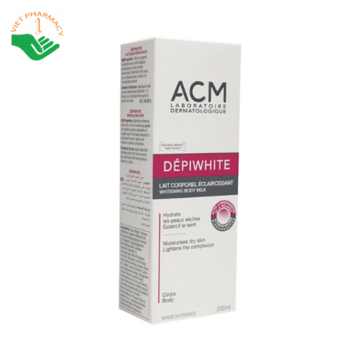 Sữa dưỡng thể làm mờ sạm nám, trắng da ACM Depiwhite Whitening Body Milk Actorants 200ml